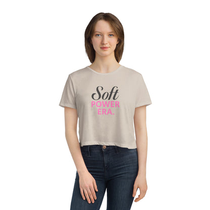 Soft Power Era Cropped Tee – For the Ones Who Love Themselves Better
