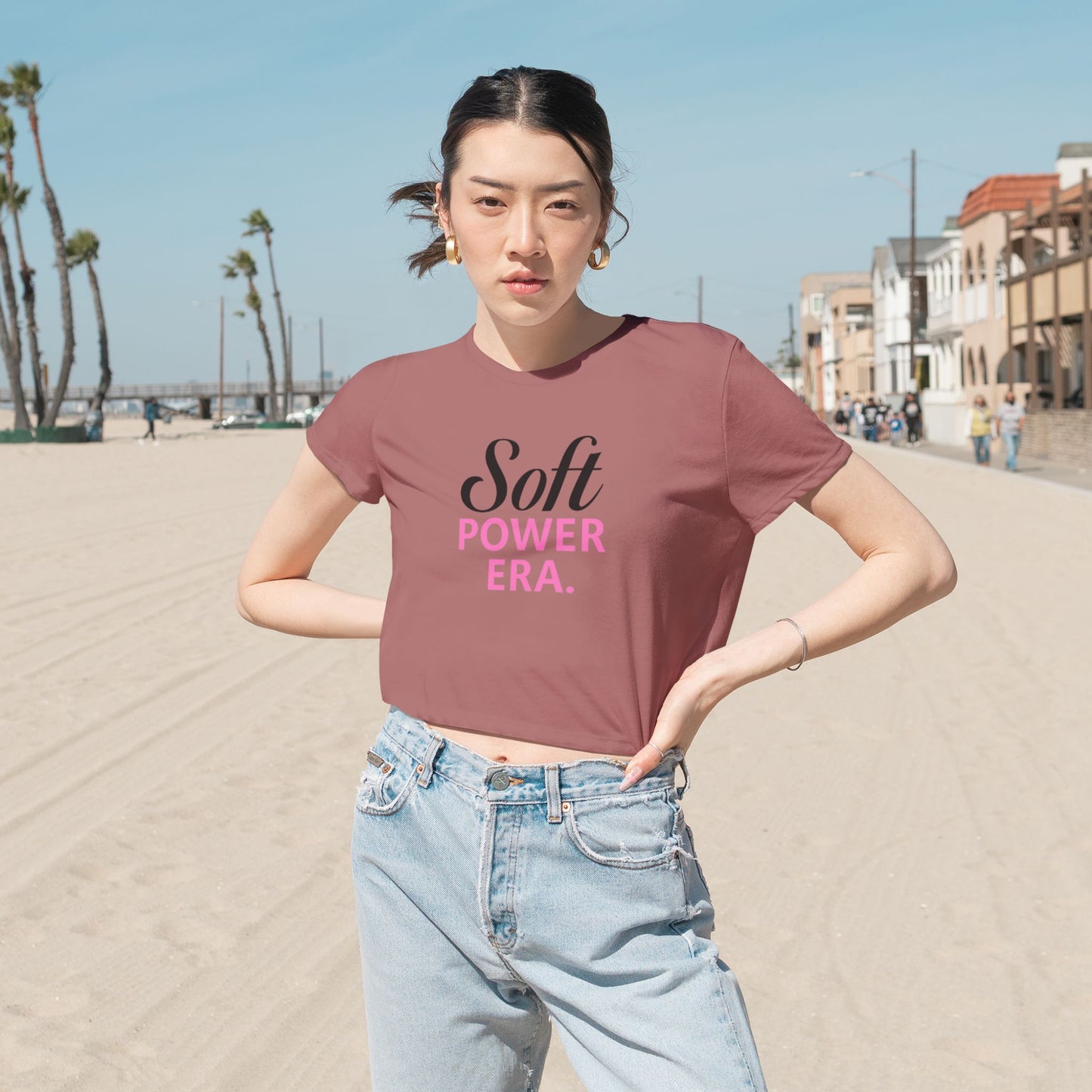 Soft Power Era Cropped Tee – For the Ones Who Love Themselves Better