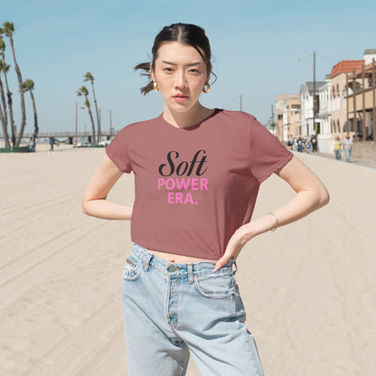 Soft Power Era Cropped Tee – For the Ones Who Love Themselves Better