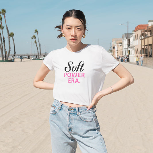 Soft Power Era Cropped Tee – For the Ones Who Love Themselves Better