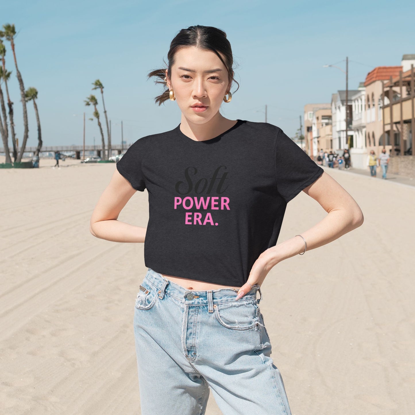 Soft Power Era Cropped Tee – For the Ones Who Love Themselves Better