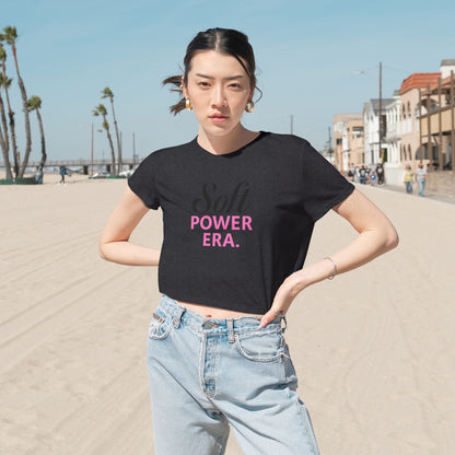 Soft Power Era Cropped Tee – For the Ones Who Love Themselves Better